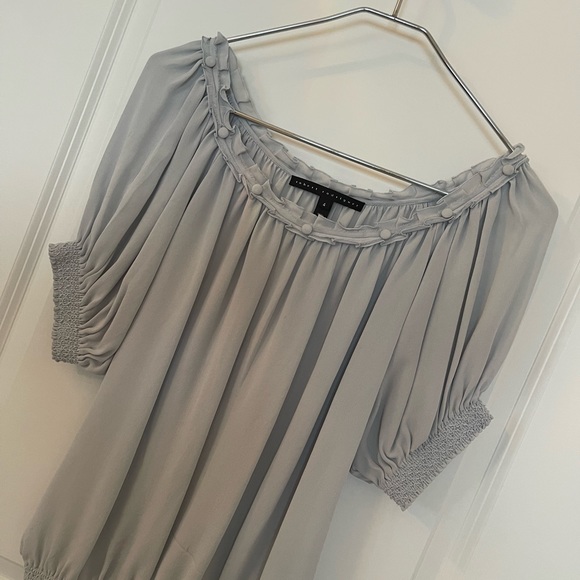 Beautiful Gray Roberto Rodriguez blouse - Picture 4 of 4
